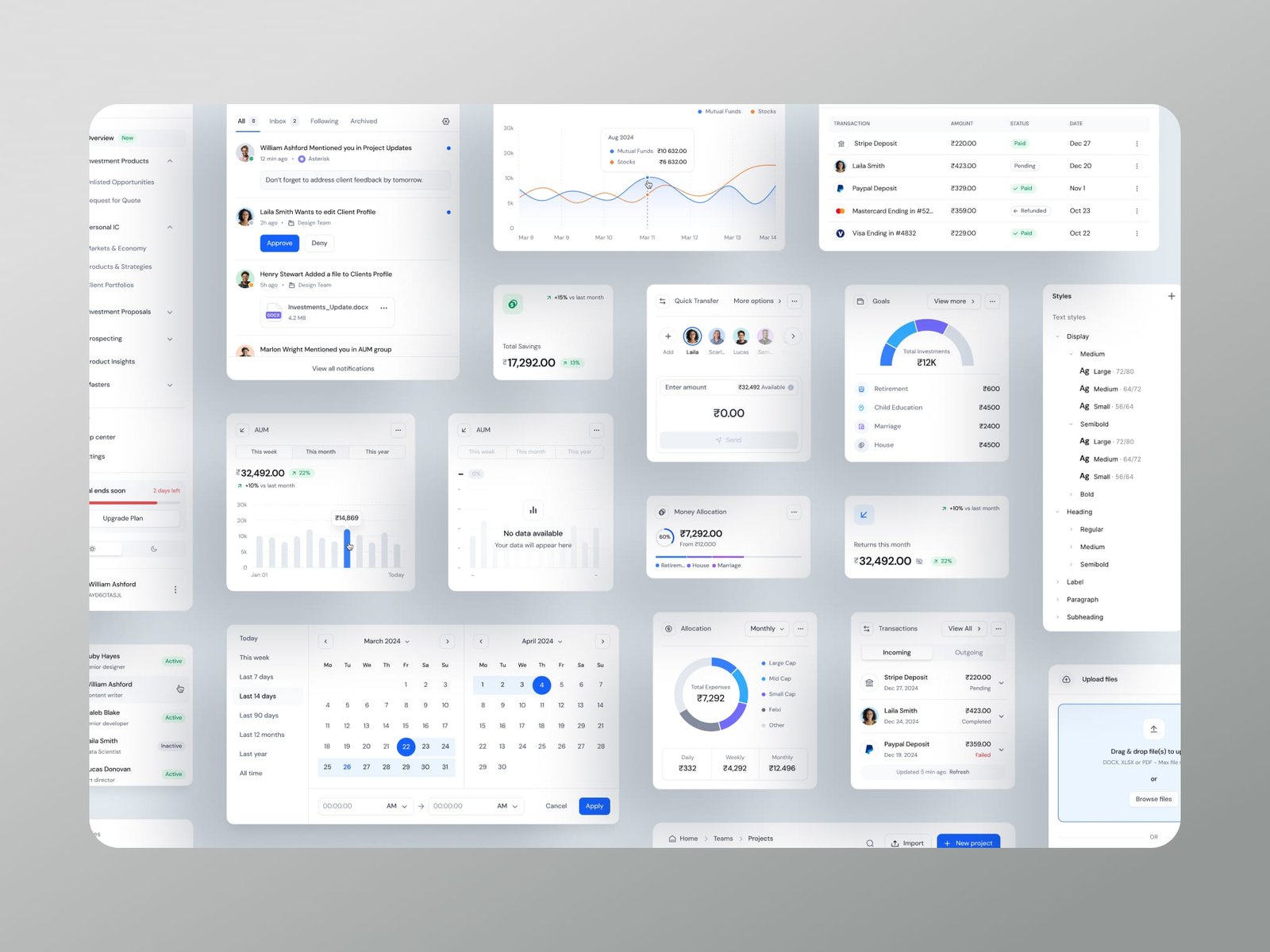 Design System – Light Mode
