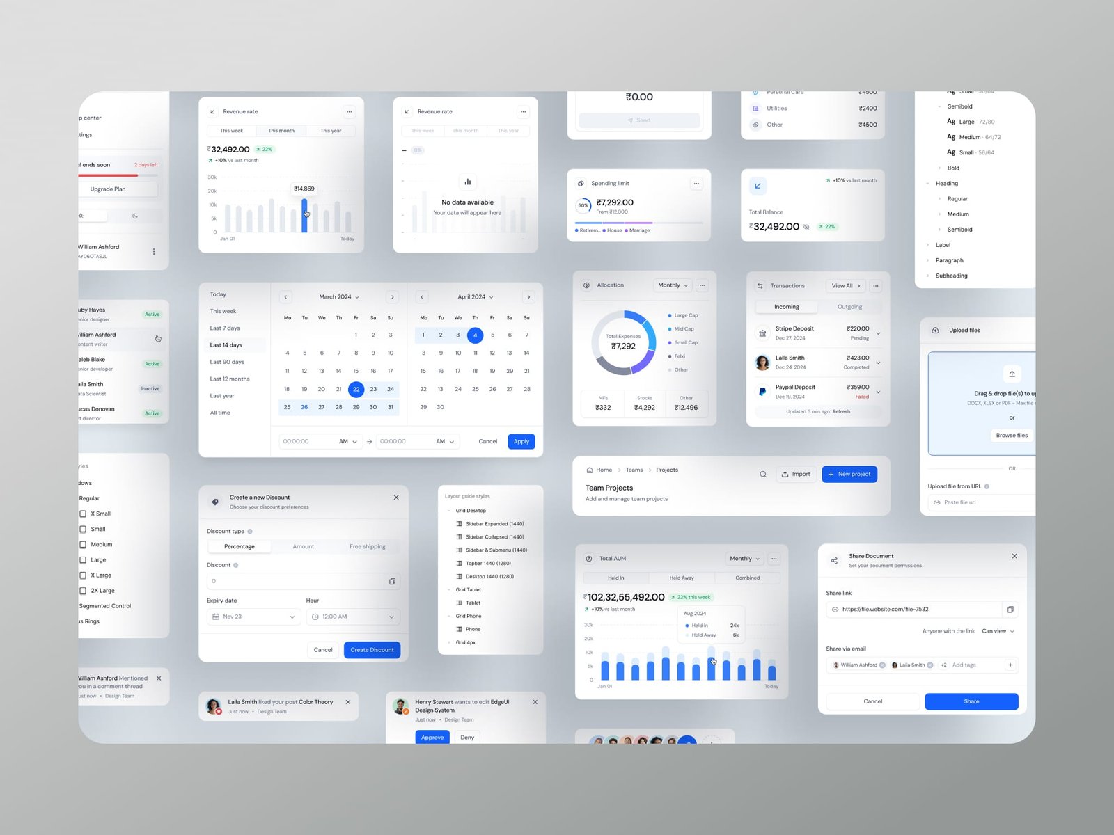 Design System – Light Mode