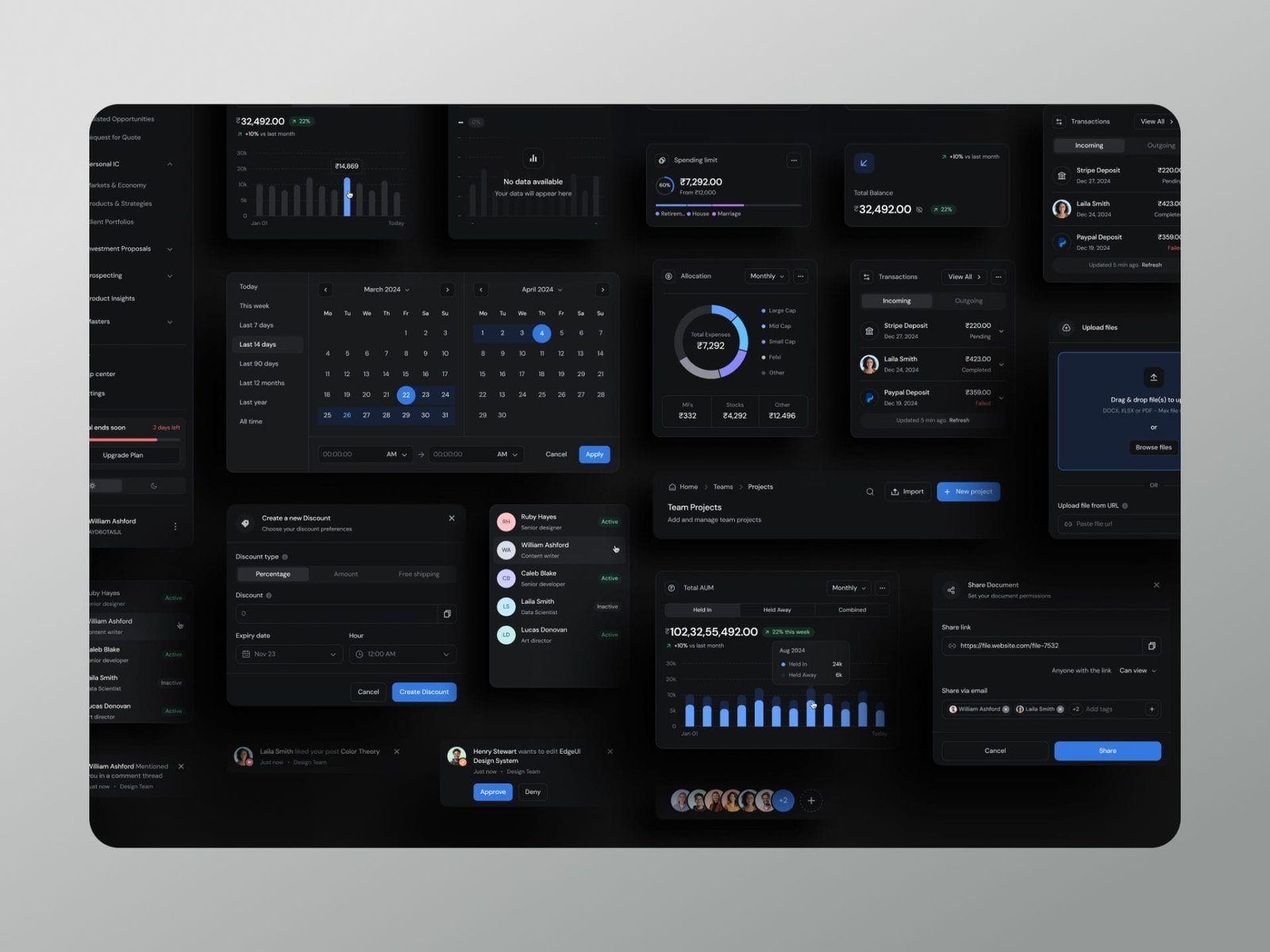 Design System – Dark Mode