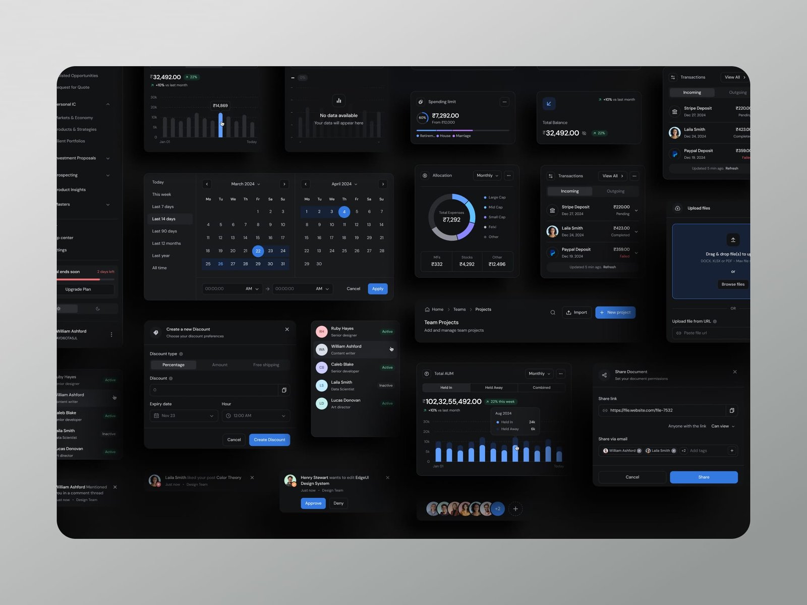 Design System – Dark Mode